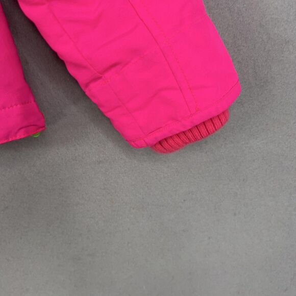 Hollister Jacket Womens Small Pink Bright Hot Neon Puffer Winter Coat Snow Ski - Picture 10 of 15